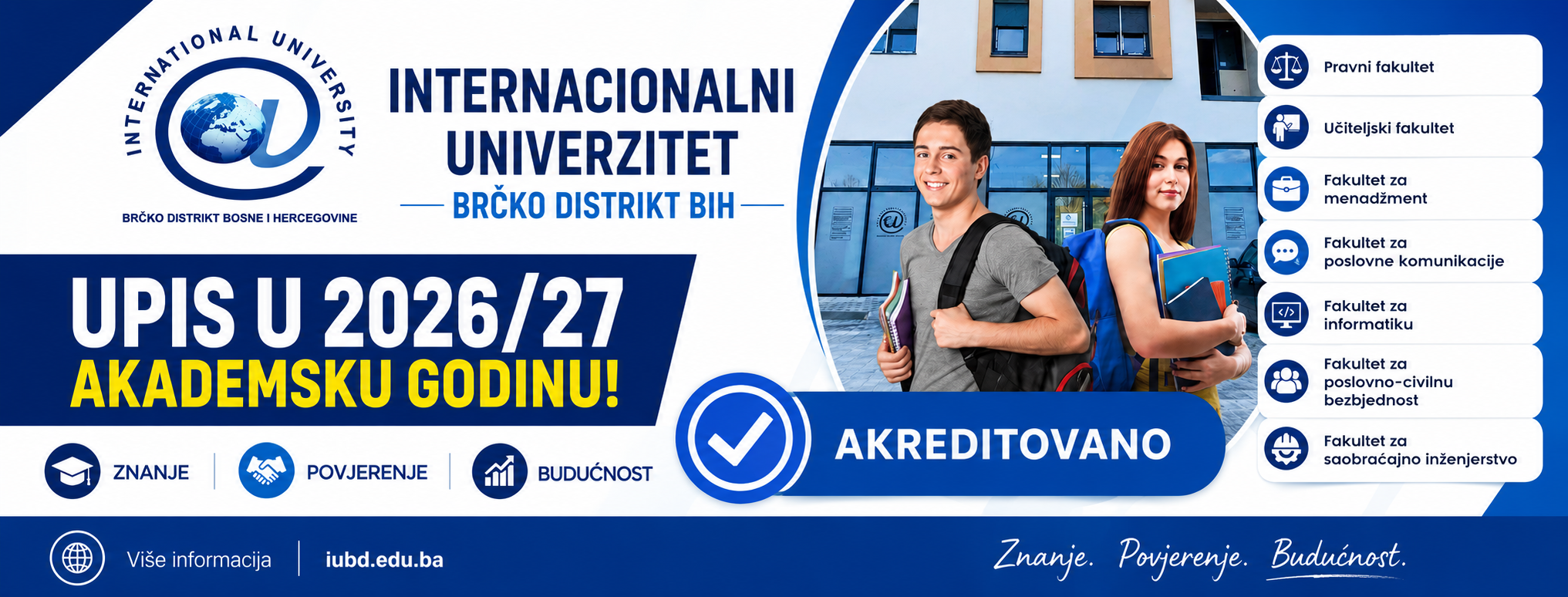 Konkurs za upis studenata